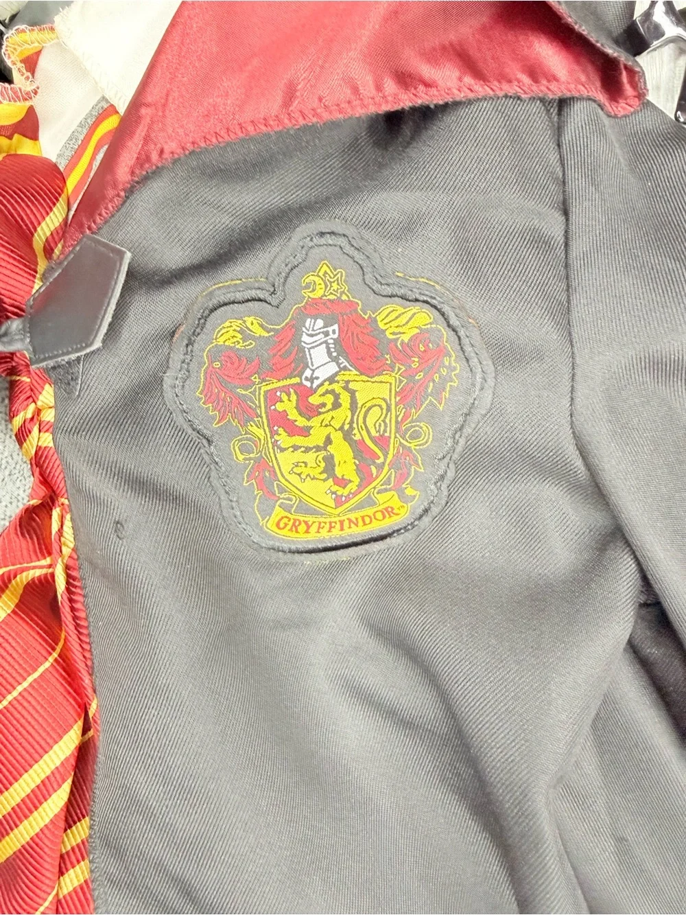 Harry Potter Halloween costume robe , one piece , glasses , wand and broom 4-6